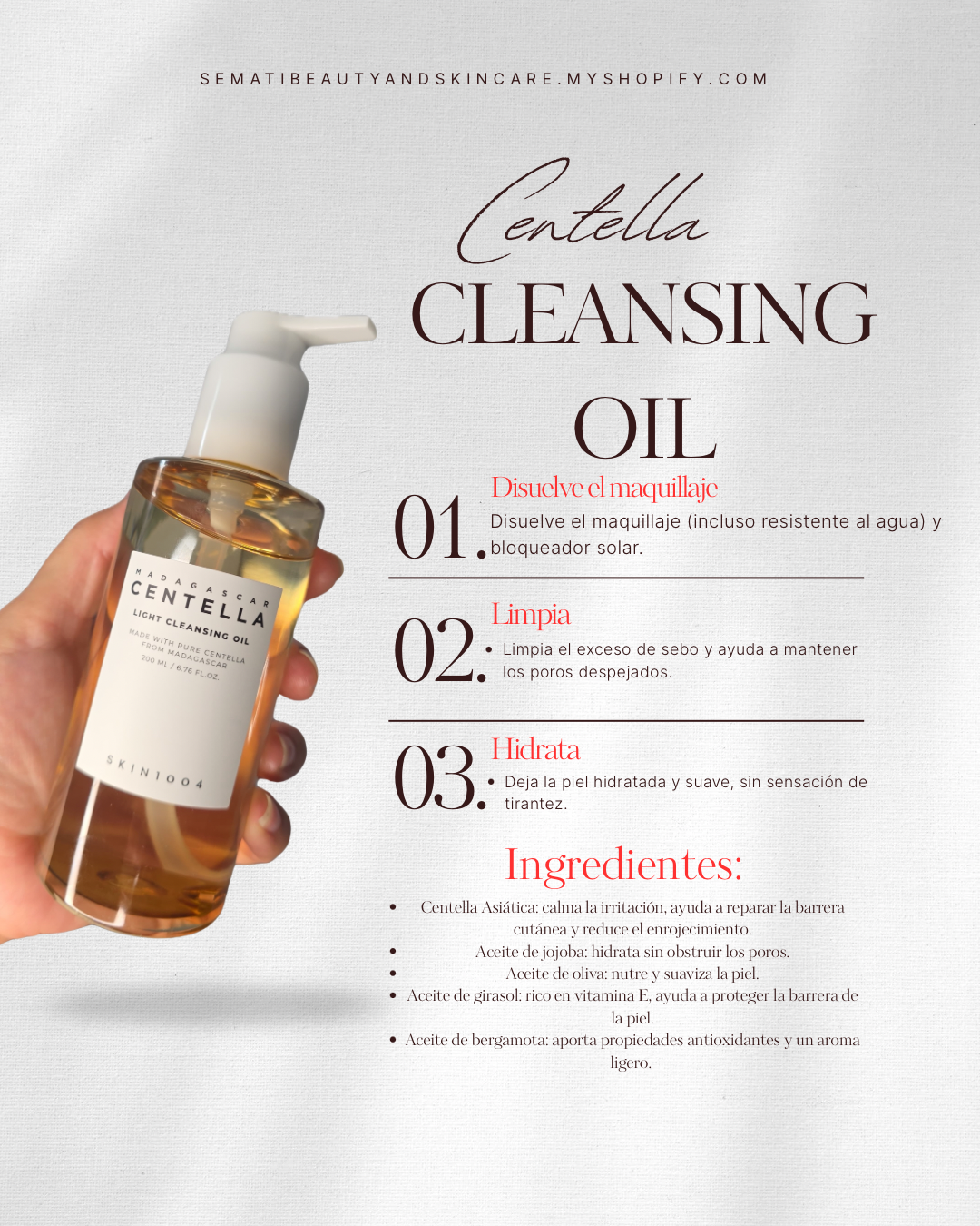 Centella Madagascar Cleansing Oil