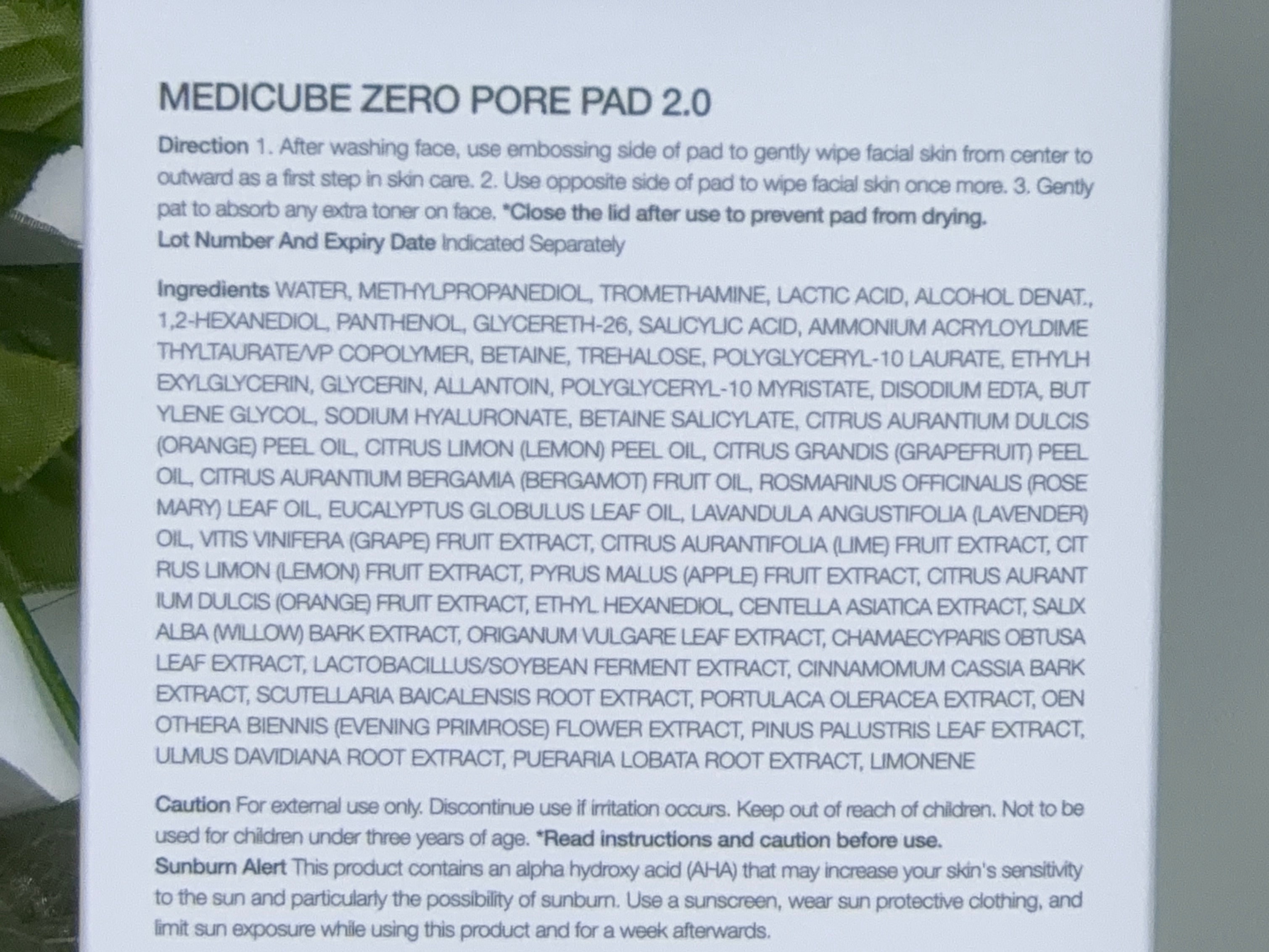 Medicube Zero Pore Pads 2.0 Toner Pads